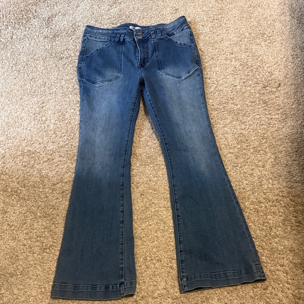 Vigoss Blue Flared Women's Jeans